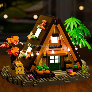 Ensemble de blocs de construction architecturaux en plastique pour maison miniature, jouets éducatifs pour adultes, kit de construction de cabane dans les arbres DIY - Product Image 4