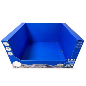 Color Printed Large Corrugated Paper Holder Pdq Display Box Plush Slippers Cotton Shoe Packaging Box