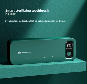 Portable UV Toothbrush Sanitizer Holder Heat Drying <b>Fan</b> Family Sterilizer <b>Case</b> with 99.9% Germ Removal Capacity - Product Image 3
