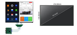 10.1นิ้ว800x1280 IPS dual LCD Display MIPI 60HZ 2K โมดูล LCD พร้อมแผงควบคุมสำหรับเล่นเกม - Product Image 3