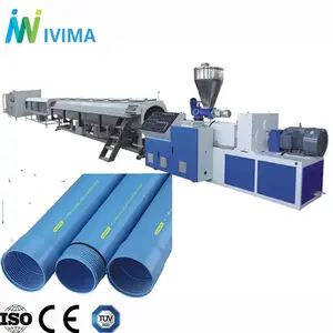Máquina de fabricación de tuberías de revestimiento de pvc, línea de producción de tuberías de agua