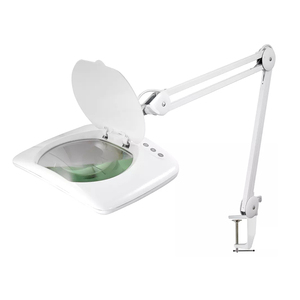 Beauty Jewelry Square Esthetician Lash <b>Light</b> Magnifying Glasses Led Esthetician Lamp With <b>Clamp</b> for Electronics Repair - Product Image 2