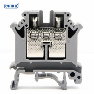 RUIK 16 Din Rail Tornillo Bloque de terminales 16sqmm Conectores de cable 101A / 16sqmm tamaño más pequeño - Product Image 1