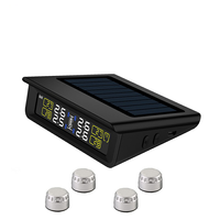 Système de surveillance de la pression des pneus CAREUD, système de surveillance de la pression des pneus solaire TPMS avec 4 capteurs externes