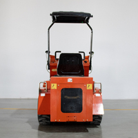 Mini-chargeuse compacte haute performance 600 kg - 1000 kg avec auvent pour travaux agricoles, de construction et d'aménagement paysager