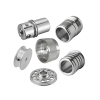 Pièces métalliques de précision en acier inoxydable et alliage d'aluminium usinées par CNC, pièces d'échange thermique pour la réfrigération, usinage de précision