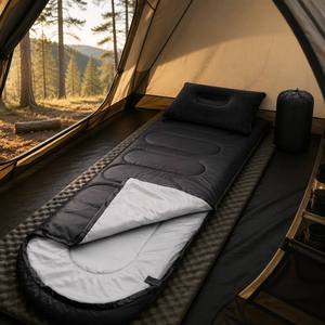 <span class=keywords><strong>Saco</strong></span> de <span class=keywords><strong>Dormir</strong></span> Doble Impermeable Personalizado para <span class=keywords><strong>Invierno</strong></span> -20°C, Sistema de <span class=keywords><strong>Dormir</strong></span> para Acampar al Aire Libre con Almohada y Bolsa de Compresión OEM - Product Image 4