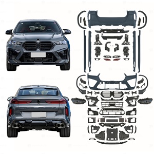 Kit Carrozzeria Completo di Qualità Originale per <span class=keywords><strong>BMW</strong></span> <span class=keywords><strong>X6</strong></span>-Series G06 2020-2022, Aggiornamento a F96 LCI X6M <span class=keywords><strong>M</strong></span>-Power <span class=keywords><strong>Competition</strong></span>, Paraurti e Minigonne Laterali - Product Image 1