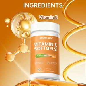 Aceite de Vitamina <span class=keywords><strong>E</strong></span> para Adultos ACORN, Cápsulas Blandas, Antioxidante, Refuerzo del Sistema Inmunológico, Cuidado de la Piel, Suplemento para la Salud, 60 Unidades, Certificado CGMP - Product Image 2