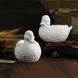YS canard modélisation boîte de rangement Silicone moule <span class=keywords><strong>cire</strong></span> de soja bougie conteneur bougie pot coulée moule bricolage béton Pot de fleur faisant outil - Product Image 5