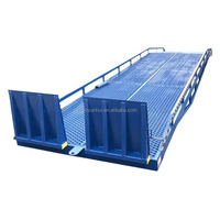 Ramps de quai mobiles électro-hydrauliques Risenmega Direct Sales, rampes de chargement pour quai de débarquement, rampes portables pour chariot élévateur, quai flottant pour bateau