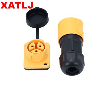 XATLJ M25 2 3 3 + 3 3 + 4 çekirdek su geçirmez konnektörler IP67 su geçirmez fişler havacılık prizler istek üzerine özelleştirilebilir - Product Image 4