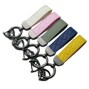 Wholesale Custom Car <b>Keychain</b> <b>Personalized</b> Fashional Car Accessories in Leather Metal PU PU Leather Materials - Product Image 1