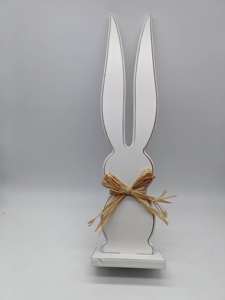 イースターラビット 台座付き 木製 高さ29cm - Product Image 4