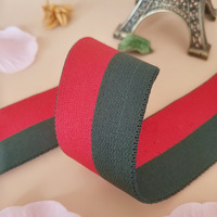 Bande élastique jacquard rayée multicolore, sangle latérale élastique, bande élastique pour la taille des pantalons, accessoires vestimentaires pour la maison