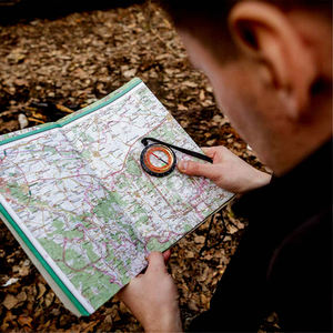 Boussole lumineuse de règle de <span class=keywords><strong>dessin</strong></span> de carte de pointeur acrylique léger avec la <span class=keywords><strong>corde</strong></span> - Product Image 5