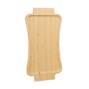Plateau de service en bambou, couleur bois naturel, forme irrégulière, pour fruits et en-cas, usage domestique, restaurant, extérieur - Product Image 4