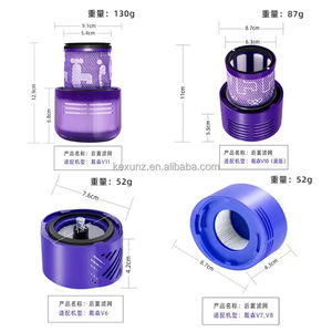 Filtro HEPA de repuesto lavable para Dysons V6 V7 V8 V10 V11 V12 <span class=keywords><strong>V15</strong></span> Detección de filtro de aspiradora <span class=keywords><strong>Accesorios</strong></span> compatibles - Product Image 4