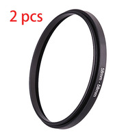Adaptateur d'anneau d'extension pour filtre 55mm-55mm 67mm-67mm 58mm-58mm 58-58 mm 58 58 77-77mm, interface filetée en alliage d'aluminium noir FotoHigh