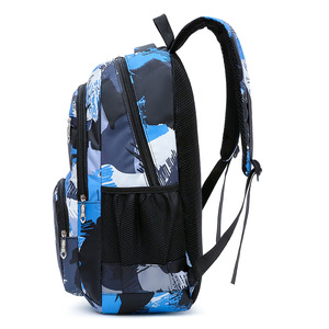 Fashion Waterproof Big <b>Set</b> <b>Lunch</b> Box Pencil Case 3-in-1 Casual Travel School Laptop Bag Backpack - Product Image 3