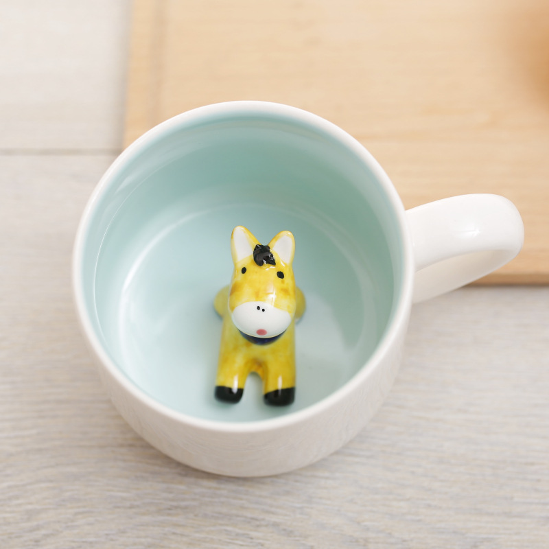 Tasse blanche-petit âne