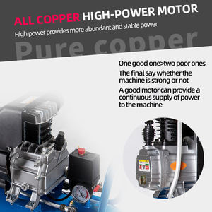 Compressori d'Aria Elettrici Portatili Universali da <span class=keywords><strong>2HP</strong></span> 50L a Trasmissione Diretta dal Design Intelligente - Product Image 2
