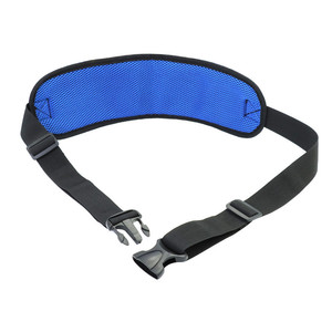 Ceinture de sécurité pour fauteuil roulant bleue, largeur 4 cm, ceinture de siège confortable pour les soins aux personnes handicapées - Product Image 4