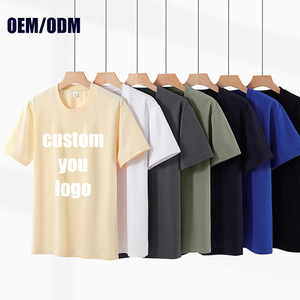 Tee Plain Blank Cooling <b>Tshirts</b> Wholesale 230Gsm Short Sleeve Casual Homme T Shirt Customized Printing Logo T-Shirt For Men - Product Image 1