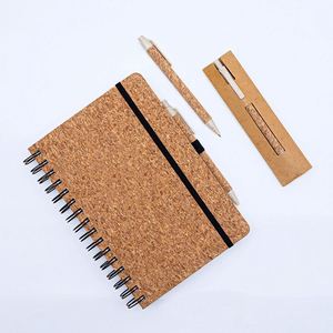 Libreta Ecológica A5 con Anillas Espirales, Cubierta de Corcho, Bolígrafo, Papelería Personalizada para Oficina y Negocios, Venta al Por Mayor - Product Image 4