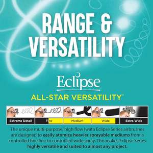 <span class=keywords><strong>Iwata</strong></span> Eclipse HP-CS aérographe pneumatique 0.24 oz tasse pour artistes modèle peinture Cosplay Plus - Product Image 3