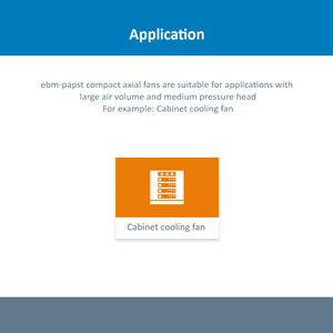 Ventilateur axial DC 120 mm ebm-papst 4184NX pour équipement industriel et serveurs - Product Image 6