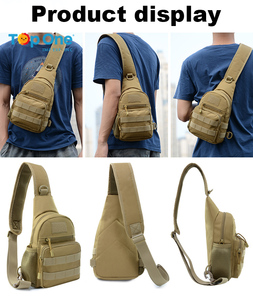 Top One Outdoor Mens One Strap Tactic Messenger Crossbody Single Shoulder Sling Pack Tactical Chest Bag - Product Image 4