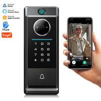 Serrure connectée intelligente TTLOCK TUYA avec caméra, empreinte digitale et sonnette intégrée pour maison connectée