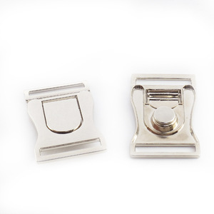 Metal Push Button Quick Release Buckle 25mm Zinc Alloy Side Release For Bags Belts Backpacks <b>Webbing</b> Pet Accessories - Product Image 1