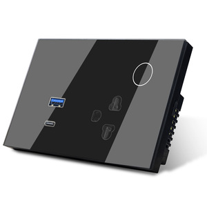 Enchufe USB Zigbee Viettec Gauge Graffiti, 16A, Carga Rápida PD30W, Compatible con Memoria de Falla de Energía, Panel de Vidrio Templado - Product Image 4