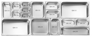 Buphex 2/4 Gastronorm contenitore in acciaio inox vaschetta da tavolo a vapore con coperchio in Silicone per gelato prodotto da Gastronom - Product Image 4