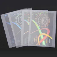 Carte holographique en PVC, 20 pièces, gravure au Laser UV, Anti-contrefaçon