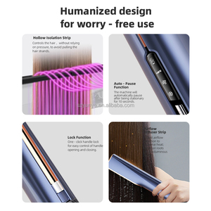 2025新型负离子空气直发器-BLDC电机无热损伤干湿直发器吹风机 - Product Image 5