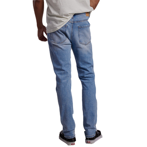 China Factory Bulk Wholesale Jeans Mid Waist <strong>Jogging</strong> Stretch Tapered Jeans Men 100% Cotton Blue Casual Men Jeans <strong>Denim</strong> - Product Image 3