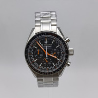Montre pour homme SEILOCE, boîtier en acier inoxydable de 40 mm, quartz, calendrier, mouvement VK63, résistante à l'eau, style simple