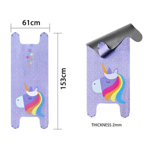 Toptan özel Logo çevre dostu mikrofiber Natrual kauçuk hayvan şekilli baskı çocuklar <span class=keywords><strong>Yoga</strong></span> Mat - Product Image 4