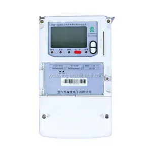 Jiangsu 전자 회사 저축 도매 3 단계 6.5kw 전동기 Ic 카드는 Rs485 를 가진 전기 미터를 선불했습니다