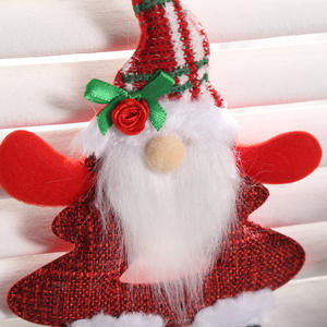 Hot-Selling <b>Cute</b> Faceless Santa Claus Pendant <b>Doll</b> Luxury Style New Holiday Gifts for Christmas Tree Decoration Factory Supplies - Product Image 4