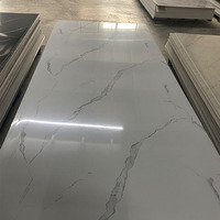 Panneaux / Plaques / Feuilles en PVC personnalisés, matériaux plastiques, marbre UV, ardoise, roche carbone, surface haute brillance, utilisation intérieure