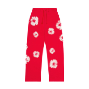 Pantalon de survêtement ample Wreath 100% coton respirant, pantalon Hip Hop Streetwear, pantalon décontracté tendance personnalisé pour hommes - Product Image 6