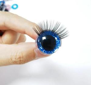 סגנון חדש <span class=keywords><strong>3d</strong></span> סטריאוסקופי פלסטיק קריסטל גל עיניים צעצוע עפעף צעצועים ממולא 12-30 מ "מ בובות ojos de juuguete - Product Image 3