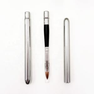 Accueil Voyage Accessoires En Aluminium Simple Brosse À Lèvres Maquillage Cosmétique Brosse À Lèvres Weasel Cheveux Cheveux Synthétiques Brosse À Lèvres - Product Image 1