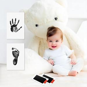 2025 Kit <span class=keywords><strong>de</strong></span> bebé único sin tinta mano huella tatuajes plástico bebé impresión Pad Neonato Impronte/Kid huella <span class=keywords><strong>tatuaje</strong></span> para uso <span class=keywords><strong>de</strong></span> oficina - Product Image 3