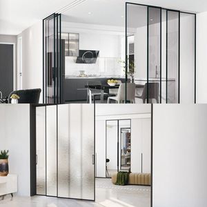Elegante Porta a <span class=keywords><strong>Specchio</strong></span> ScorrevoIe Senza Telaio e Senza Binario - Soluzione d'Arredo e per Armadi per Interni Moderni (Standard EU/US) - Product Image 3
