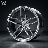 Jantes forgées 6061-T6 Monobloc 5x112 5x114.3 Entièrement polies à rayons Y-Split Concaves Profondes pour BMW Mercedes Audi Porsche OEM Personnalisées
